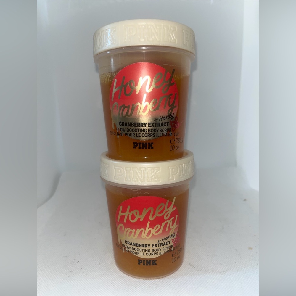Victoria's Secret Pink Body Scrub Exfoliating Shower Smoothing Extracts set
